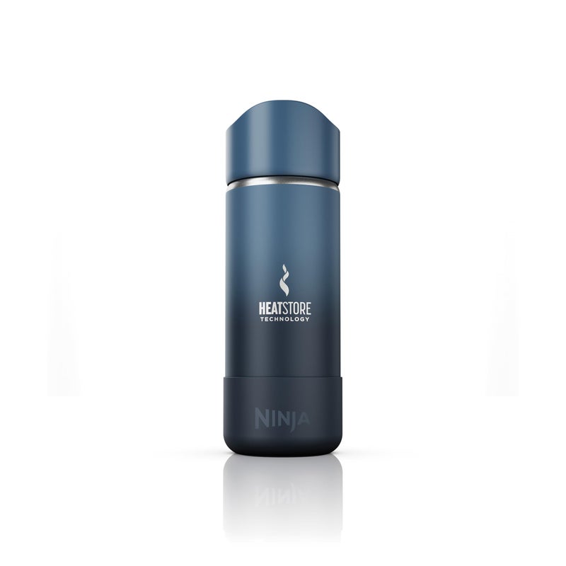 Ninja Travel Mug Sip Perfect 16oz Brings Hot Drinks to Sippable Temperature in Minutes Stainless Steel Leak Proof Dishwasher Safe Metal Insulated Tumbler Ocean Blue DW1603OB - Image 2