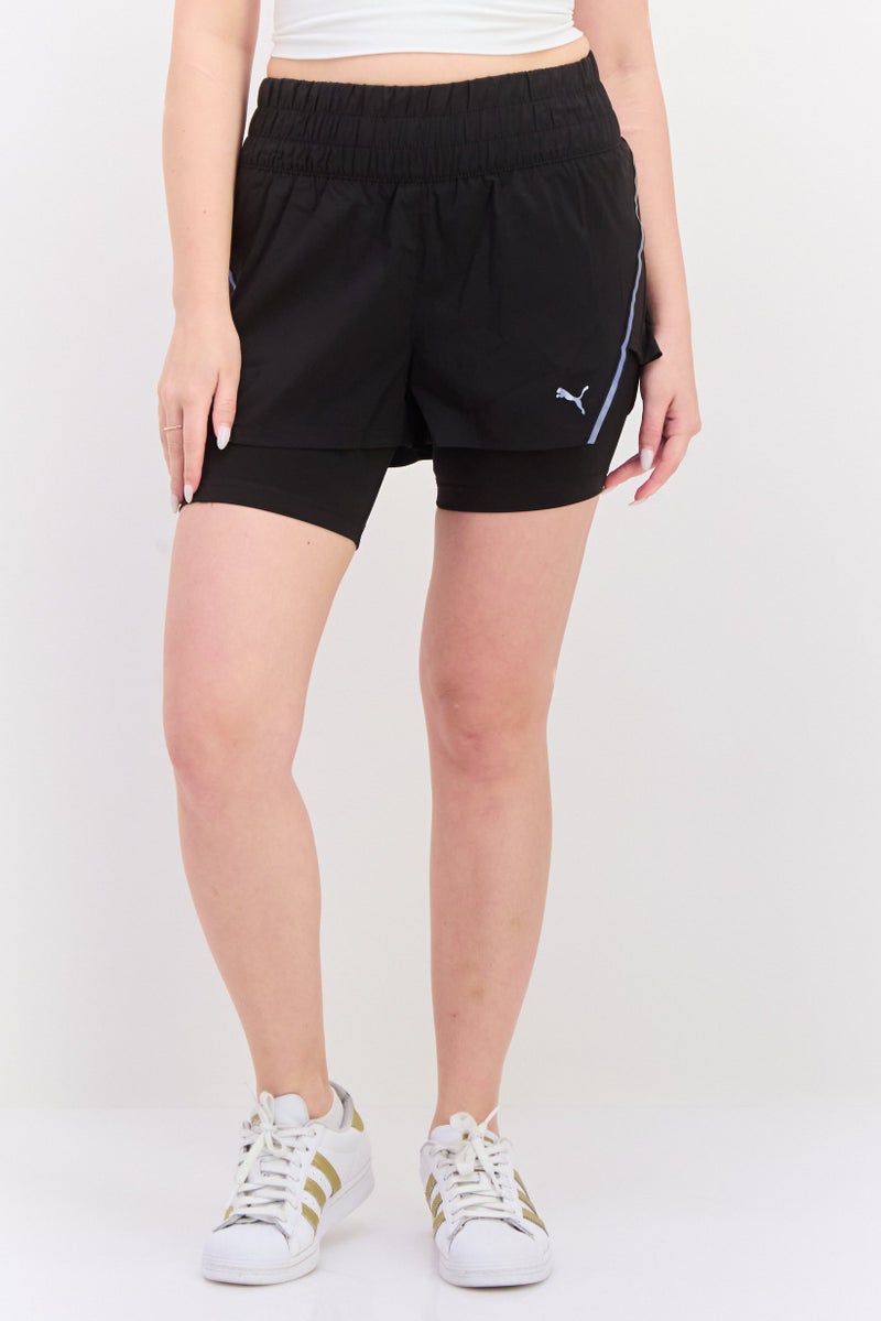 PUMA شورتات تدريب رياضية للنساء، سوداء - Image 1