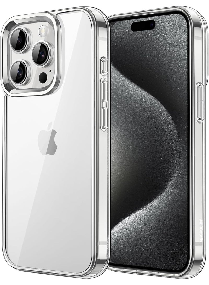 غطاء شفاف لهاتف iPhone 15 Pro، غطاء رقيق مقاوم للصدمات، واقٍ من الاصفرار من TPU شفاف، سلسلة Zero، شفاف