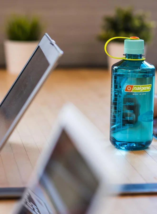 Nalgene 32oz NM Water Bottle, Cerulean Sustain