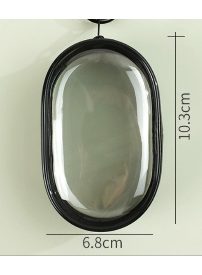 2pcs Compact Clear Storage Bags for Chargers, Earphones & Data Cables – Portable Travel Organizer Pouch, Transparent Design (Black & White) - Image 3