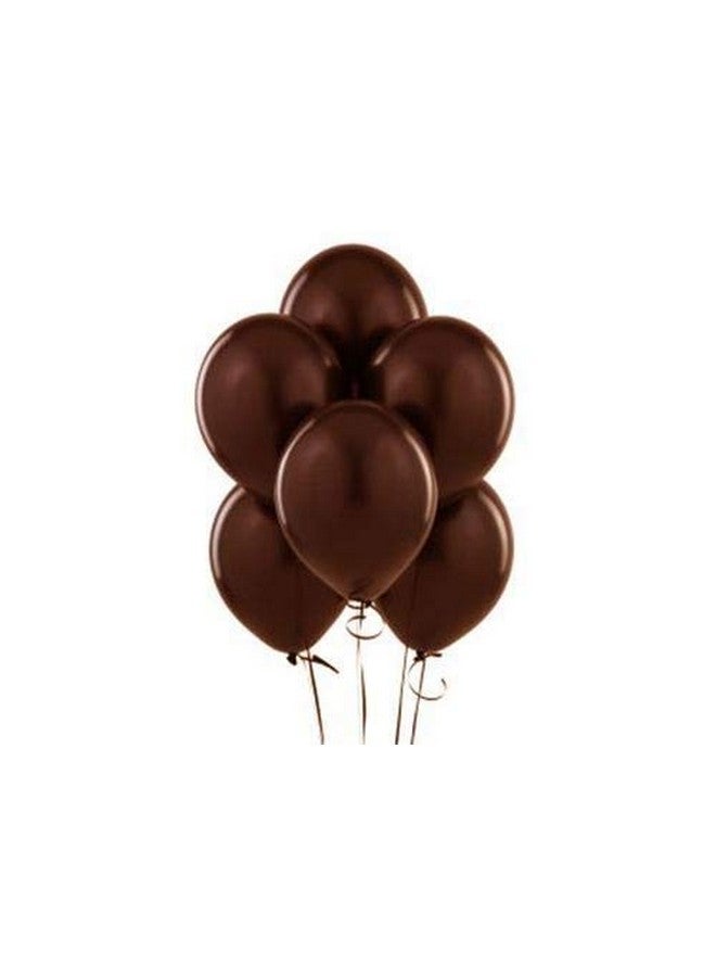 Balloonistics Latex Balloons for Party Decorations - Pack of 25 (Brown) - Image 1
