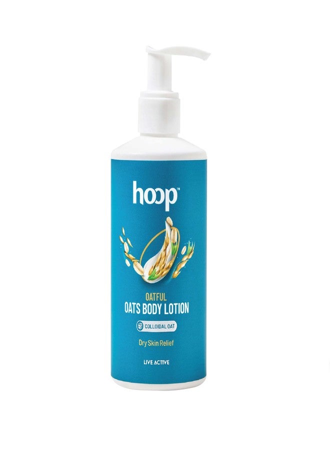 hoop Oats Body Lotion | Oatmeal Body Lotion for Dry Skin Women & Men | Helps Itchy, Very Dry or Sensitive Skin | Chamomile Oil, Non Sticky Body Moisturizer with Colloidal Oat | 250 ml (250 ml) - Image 1