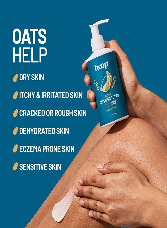 hoop Oats Body Lotion | Oatmeal Body Lotion for Dry Skin Women & Men | Helps Itchy, Very Dry or Sensitive Skin | Chamomile Oil, Non Sticky Body Moisturizer with Colloidal Oat | 250 ml (250 ml) - Image 3