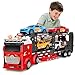 BainGesk Truck Toys Car for 3 4 5 6 8 Years Old Boys Girls Adjustable Double Decker Car Carrier Truck with Light Sound Car Hauler with Trailer Toy Large Semi Transport Toy Gifts for Toddler - Image 2