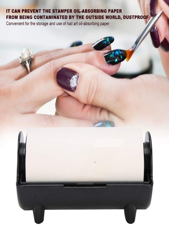 Yinhing Nail Stamper Oil‑Absorbing Sheet, Absorbing Sheet Paper Nail Art Stamper Pattern Removal Tool Manicure Tool, Nail Stamping Gel Remover Paper(Black) - Image 2