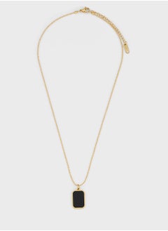 Rectangular Pendant Necklace