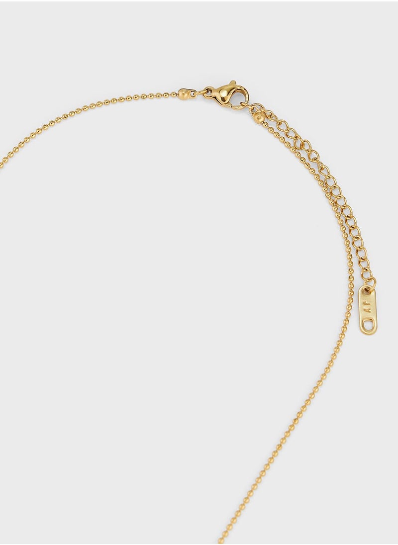 Seventy Five - Rectangular Pendant Necklace - Image 1