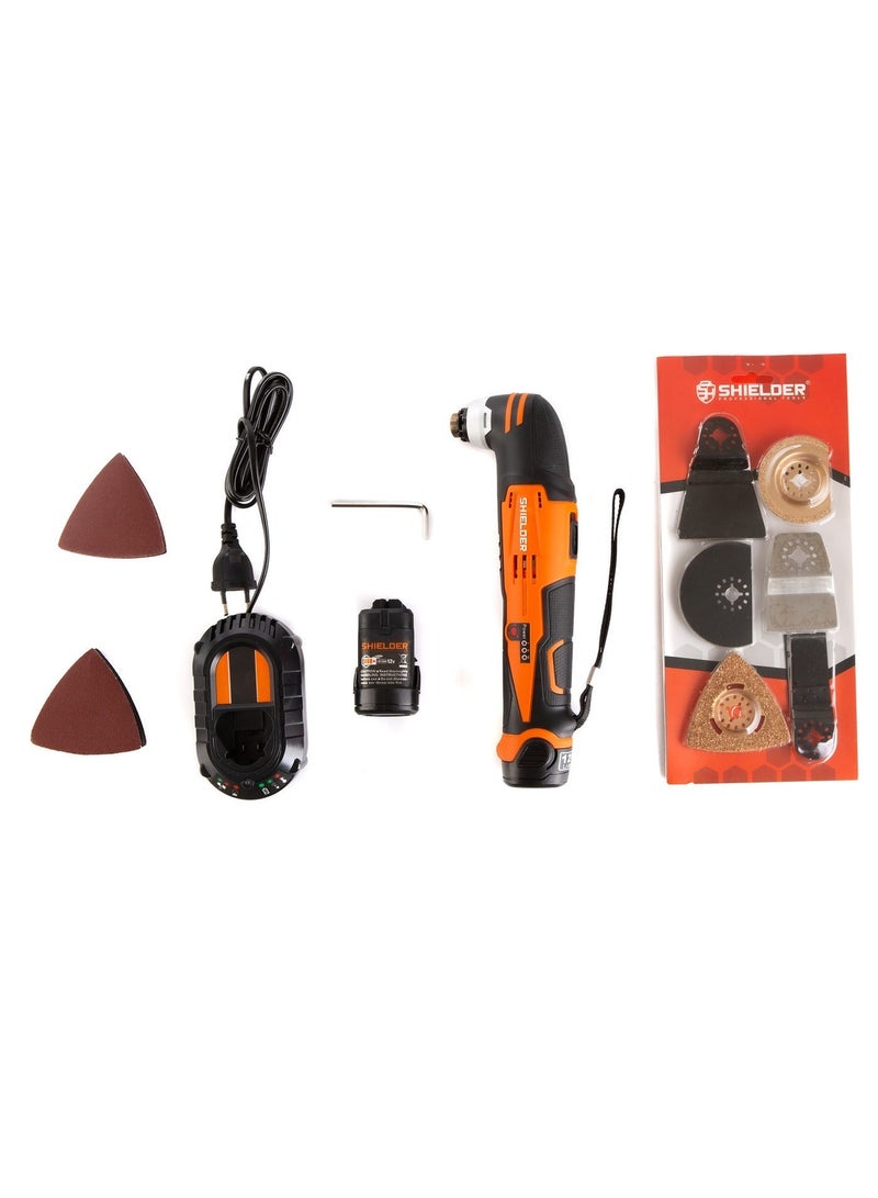 Shielder Multi Tool Oscillating Cutter Shielder SH-1215 With Variable Speed, LED Light, Metal Gearbox And Multi Function Accessory Kit - Image 4
