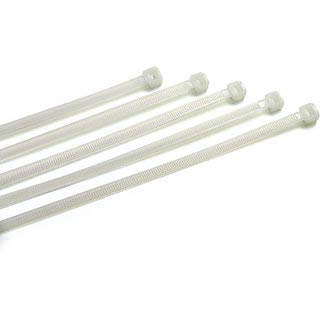 SCHOFIC Cable Zip Ties Heavy Duty 158 MM [Size 6.0 INCH], Ultra Strong Plastic [Polyamide] Wire Ties with 49 Pounds Tensile Strength, Nylon Tie Wraps with 4.8 MM Width (50, WHITE) - Image 4