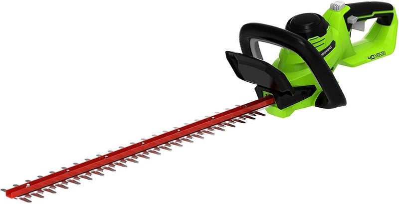 Greenworks 40V 24" Cordless Hedge Trimmer (1" Cutting Capacity), Tool Only - Image 1