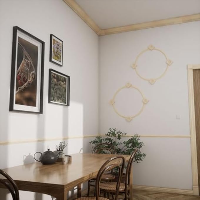 3 1/2"W X 3 1/2"H X 7/8"P AMERICRAFT SOLID HARDWOOD STAIN GRADE STANDARD SMOOTH ROSETTE WITH BEVELED EDGE, MAPLE - Image 3