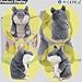 YOEGO Talking Hamster Repeats What You Say Interactive Stuffed Plush Animal Talking ToyPerfect Toy Gifts for Boys Girls Age 3 Gray - Image 2