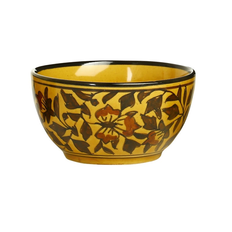 Caffeine Ceramic Handmade Brown Sehra Dining Bowl Set of 4pcs - Image 2