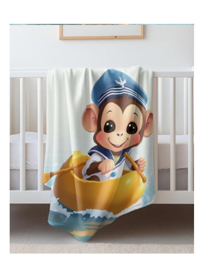 general Children's or student cartoon flannel thin blanket (warm and comfortable, suitable for sleep, games) 100cm*150cm - 993 - Image 4