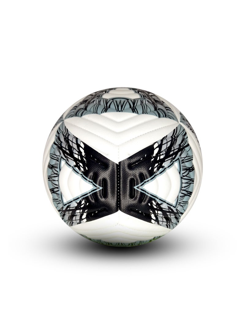 أتش برو إتش إم سبورتس كرة القدم البطل | مثالية للتدريب والممارسة والمباريات | أسود/أبيض - Image 2