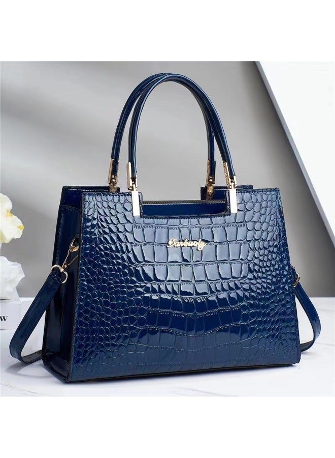 Dezia Light Luxury Crocodile Pattern Middle-aged Women's Bag New Style Elegant Women's Bag Mother's One-shoulder Handbag For Women - Image 3