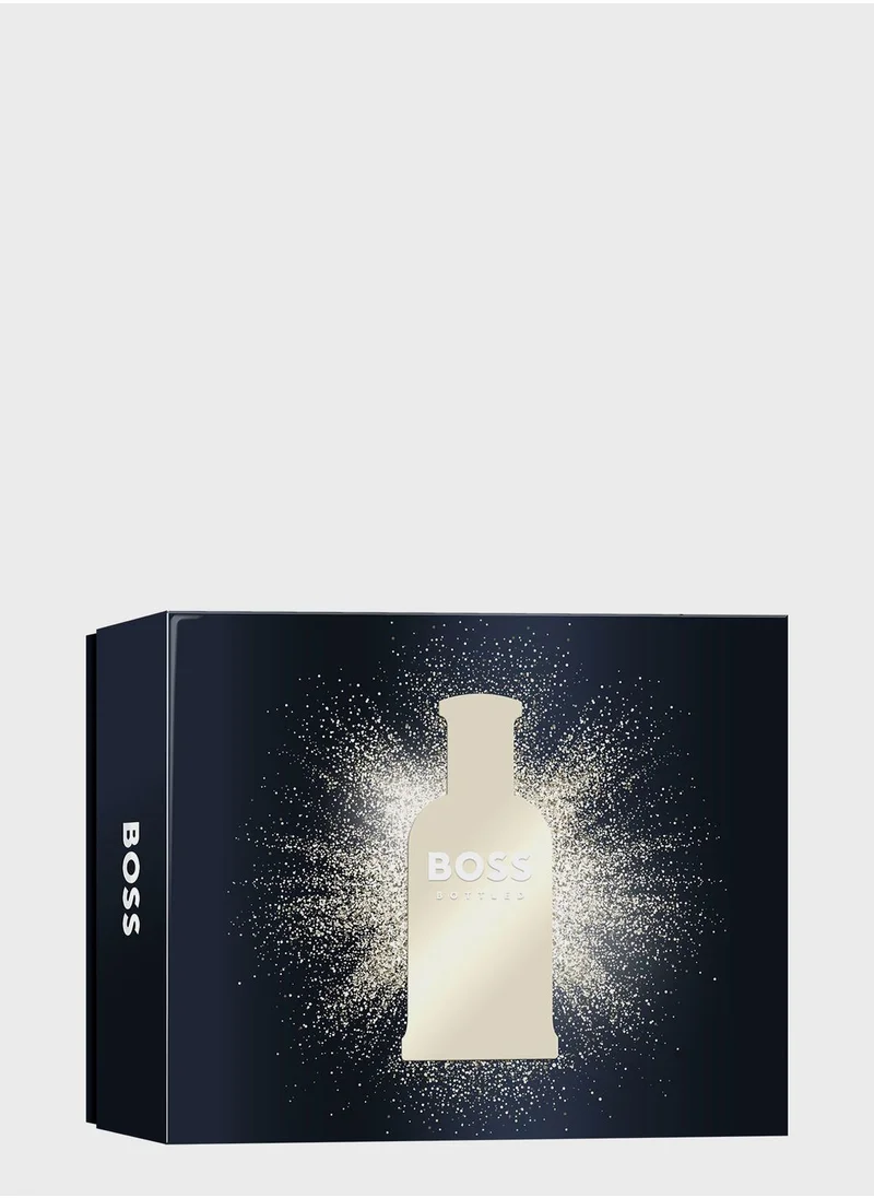 بوس مجموعة هوجو مكونة من عطر بوس او دو تواليت 100 مل وسائل استحمام 100 مل ومزيل عرق بخاخ 150