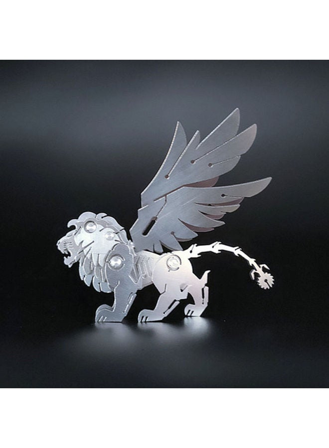 لغز معدني سحري ثلاثي الأبعاد من الفولاذ الأزرق التنين العقرب الملك زودياك Zhuque Dream DIY لعبة حصرية اللون: ذيل العقرب الأسد DIY - Image 1