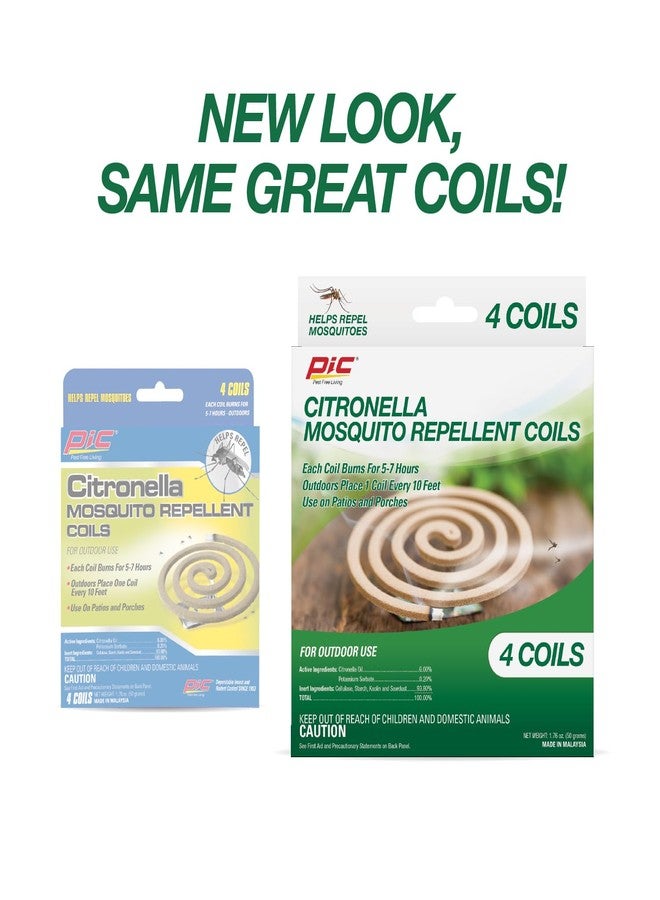 PIC CIT-Coil-4 Citronella Coils, 6-Pack (24 Total Coils) - Image 2