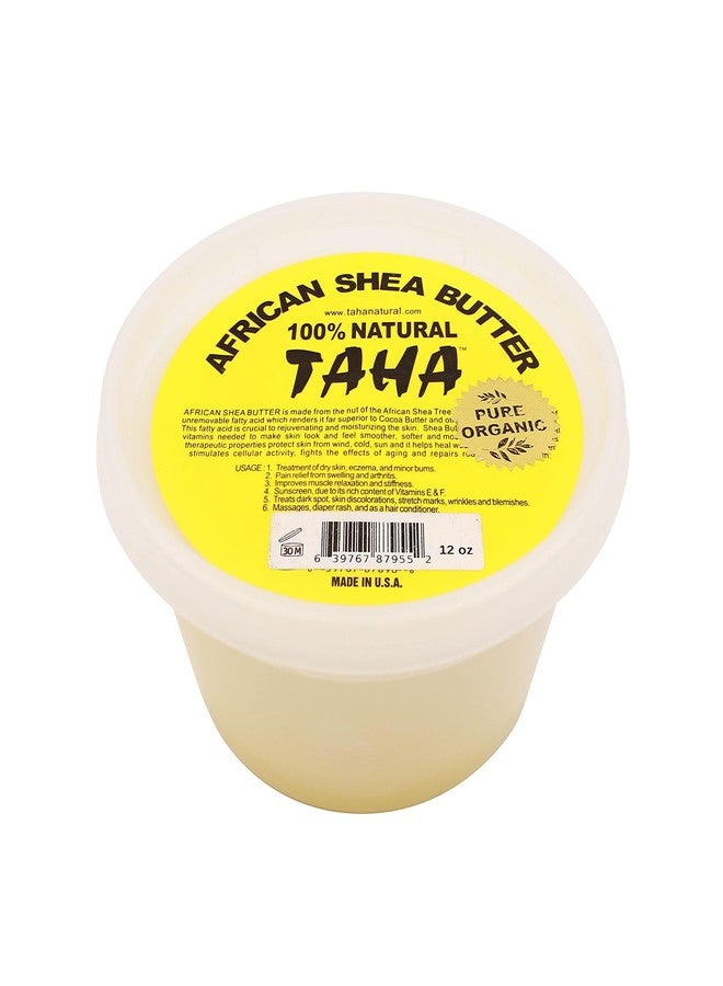 Taha Solid Ivory Shea Butter, Ivory Variety, 12 Oz (Pack of 1)