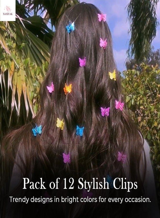 Samyak Hair Clips Combo Girls Pack Of 12 Stylish And Colorful Hair Accessories Gifts - Image 4