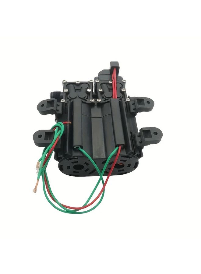 1pc Heavy Duty Dual Motor Water Pump With Built In Pressure Switch Portable Mini Electric Pump For Marine Industrial Aquarium Pool Compact Design Easy Mounting Bracket Installation Durable Construction Reliable Diaphragm - Image 3