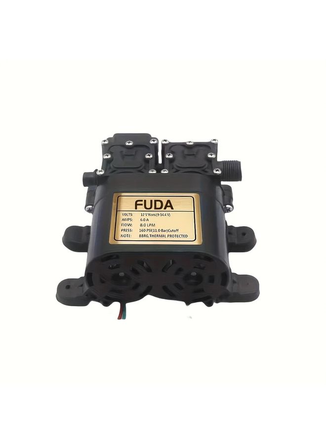 1pc Heavy Duty Dual Motor Water Pump With Built In Pressure Switch Portable Mini Electric Pump For Marine Industrial Aquarium Pool Compact Design Easy Mounting Bracket Installation Durable Construction Reliable Diaphragm - Image 5