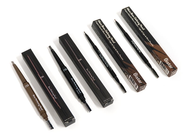 Sistar قلم تحديد الحواجب الميكرو من سيستار، قلم حواجب مقاوم للماء، مزدوج الطرف للتعبئة والتشكيل (شوكولاتة داكنة) - Image 5