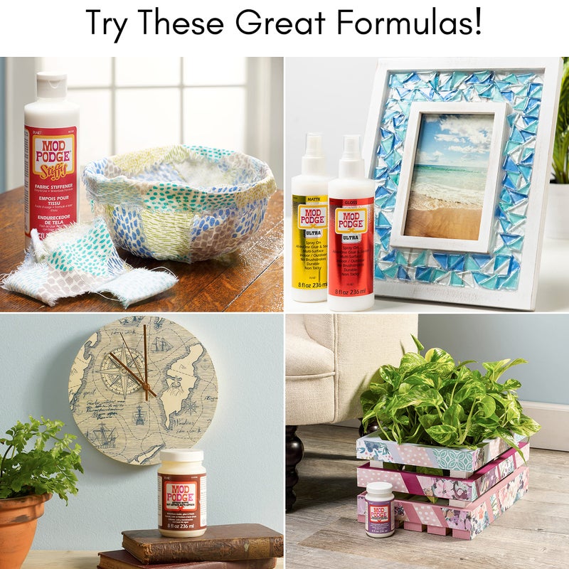 Mod Podge Dishwasher Safe Waterbased Sealer, Glue and Finish (8-Ounce), CS15059 Gloss, 8 Ounce - Image 5