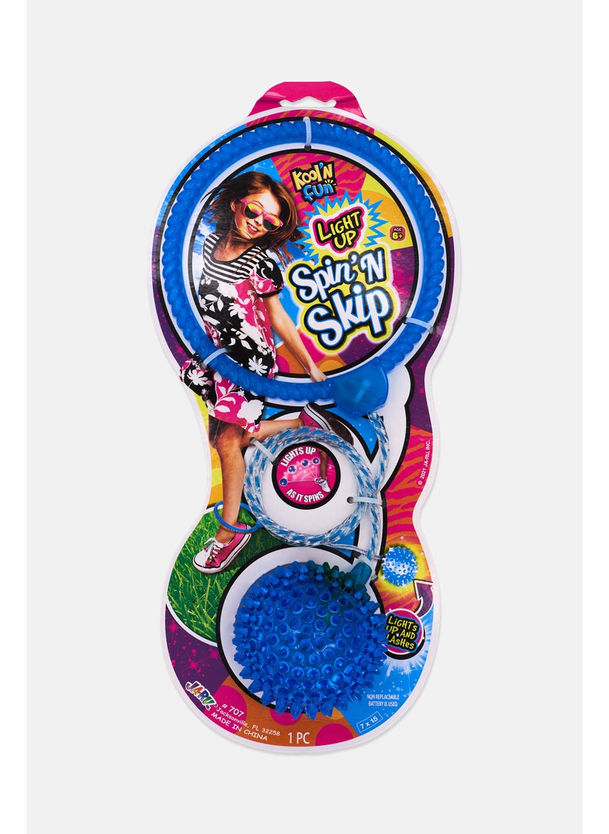 Ja-Ru - Light Up Spin and Skip Ball, Assorted - Image 1