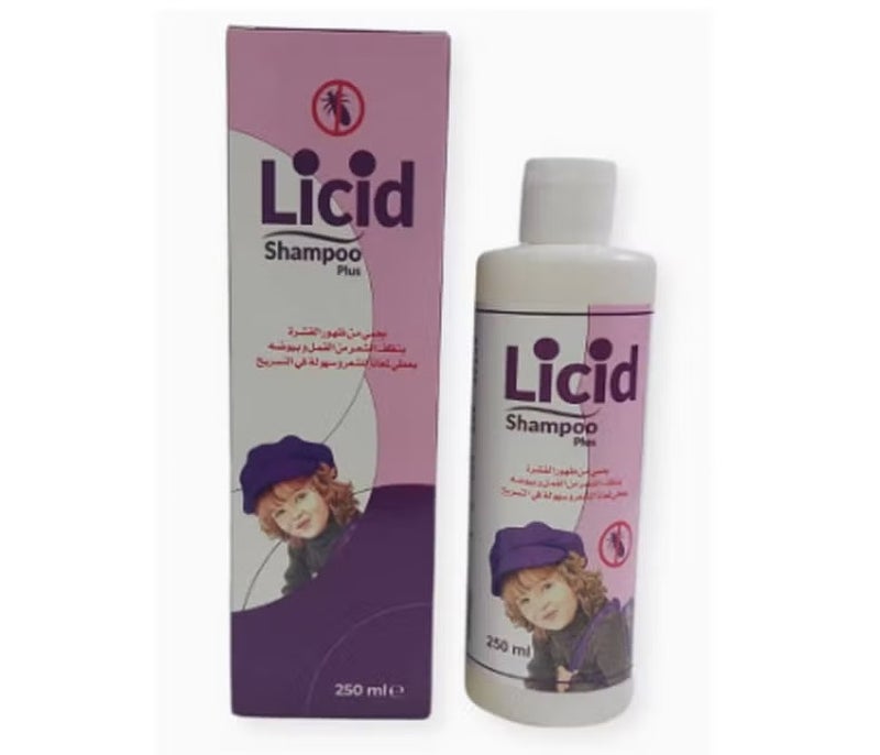 Lisid Shampoo for healthy, clean, and shiny hair, 250ml