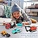 ZHFUYS 12PCS Metal Mini Cars Toy for Kids Toy Cars for Kids Trucks Toy Vehicles Set for Toddlers Party Favors for Toddler ToysEducational Play Birthday Gift for Boys Girls - Image 4