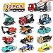 ZHFUYS 12PCS Metal Mini Cars Toy for Kids Toy Cars for Kids Trucks Toy Vehicles Set for Toddlers Party Favors for Toddler ToysEducational Play Birthday Gift for Boys Girls - Image 2