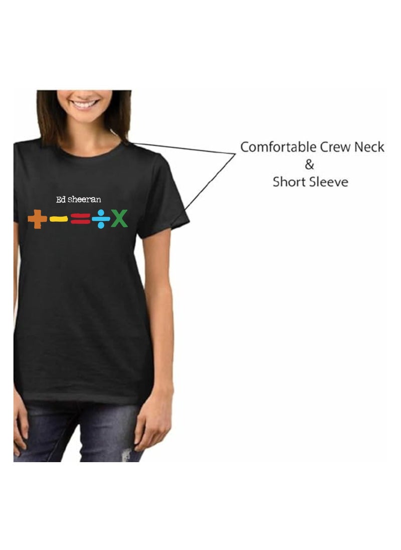 PRINTSHOP4ME - Ed Sheeran Unisex  Adult Cotton T-Shirt|Comfortable&Stylish Music Print|Round Neck|Gift For Music Lovers|Ideal For Concerts Wear - Image 1