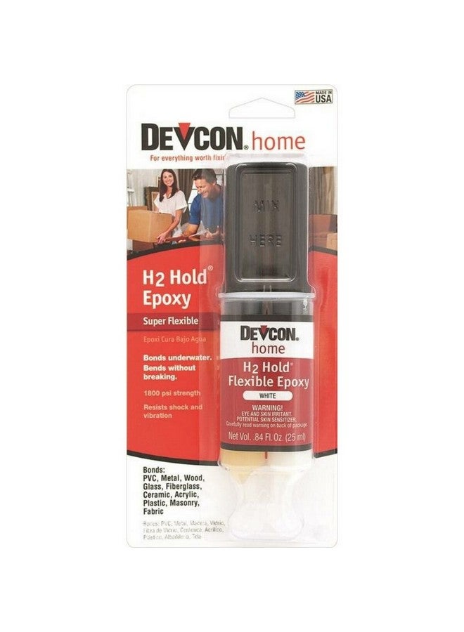 H2 هولد لاصق إيبوكسي فائق المرونة تحت الماء أبيض 25مل