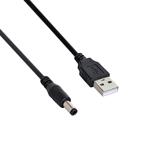 cablecc USB 2.0 Male A Type to 5.5 x 2.5mm DC 5V Power Plug Barrel Connector Charge Cable 80cm - Image 5