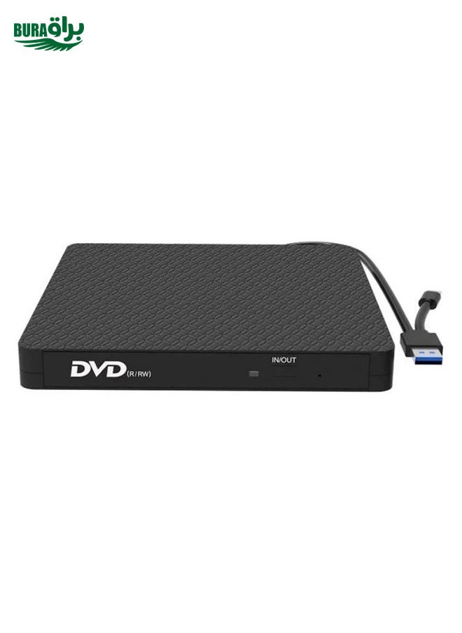 BURAQ XD009 External CD Reader VCD Burner Ultra-thin Design Laptop Computer USB 3.0+Type-C DVD Drive  - Image 1