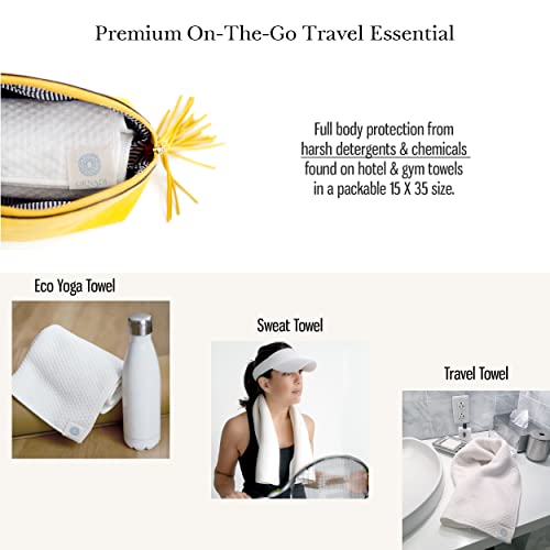 Ornadi Organic Cotton Bamboo Viscose Face Towel Luxury Care for Sensitive Skin & Natural Hair Drying Made in USA Ultra Soft Absorbent Eco Travel 15 X 35 - Image 5