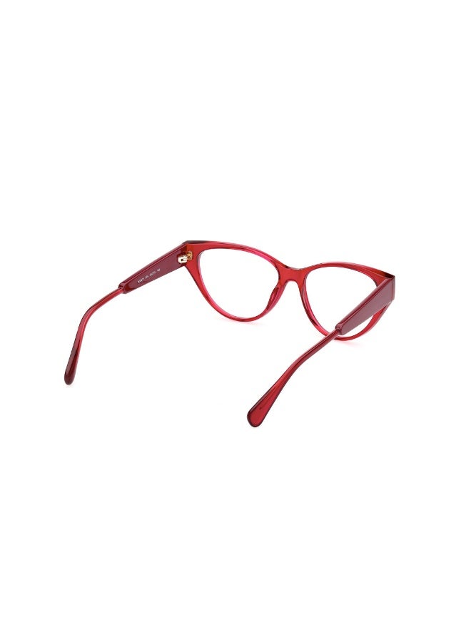 ماكس اند كو نظارة طبية بشكل عين قطة للنساء بأذرع بلاستيكية MO5071  مقاس 53 - فوشيا لامع - Image 5
