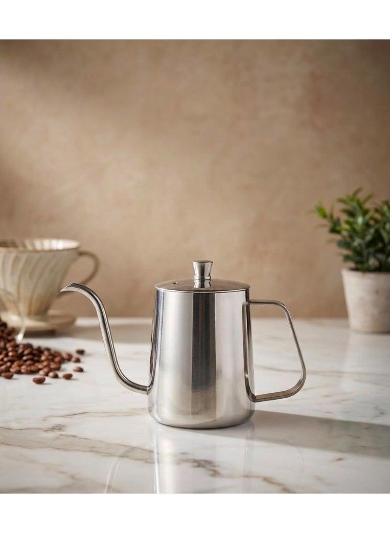 طقم V60 لتحضير القهوة المختصة يدويًا 12 قطعة مع مطحنة يدوية وإبريق رقبة إوزة وميزان رقمي وسيرفر زجاجي - Image 2