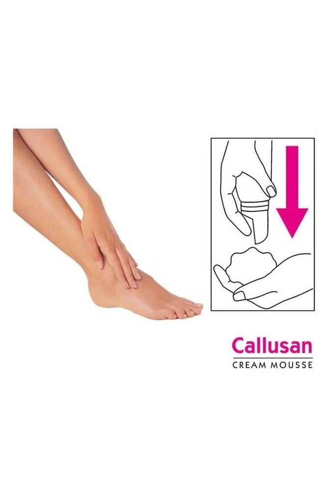 Callusan Fresh Mousse Cream – 125ml, Refreshing Foam for Sweaty & Moisture-Prone Feet - Image 3