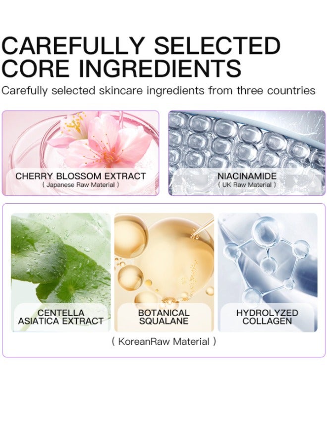 Kormesic مصل متعدد الطبقات للوجه بحمض الهيالورونيك + مصل زيت بذور الجوجوبا للعناية بالوجه مصل مرطب ومغذي - Image 2