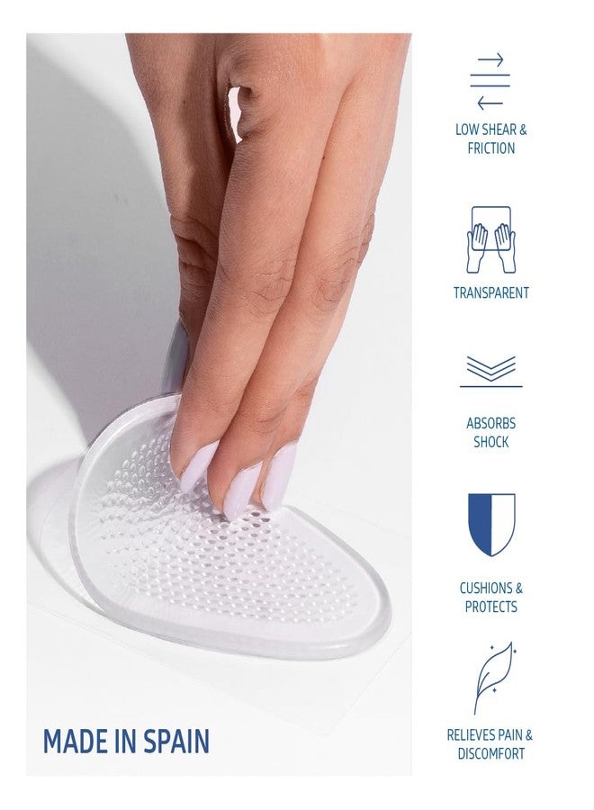 DERAMED Extra Slim Heel Pad Transparent Gel Non-Slip Self-Adhesive for Comfort and Pain Relief in High Heels Boots and Sandals - Image 5