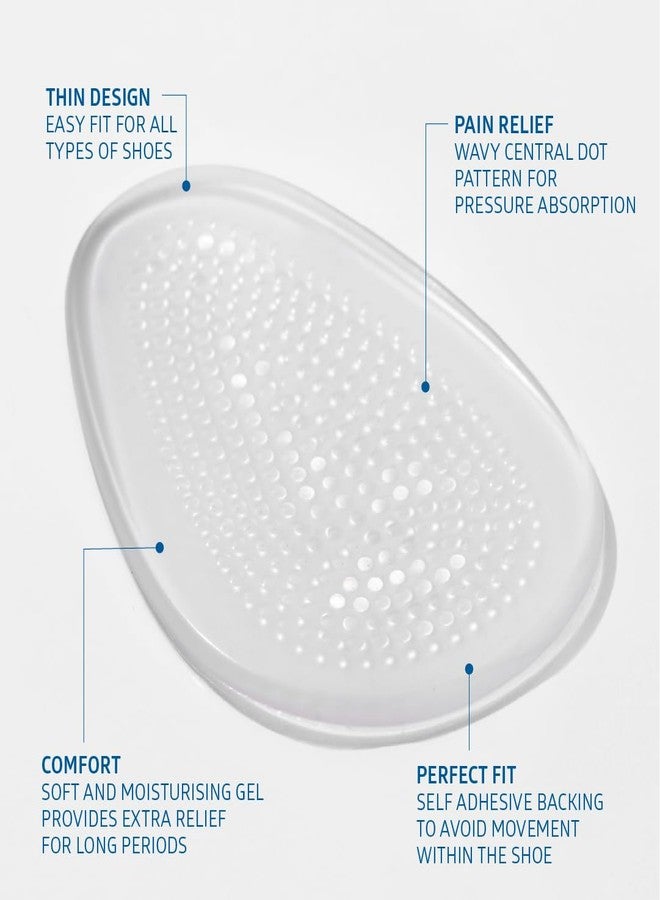DERAMED Extra Slim Heel Pad Transparent Gel Non-Slip Self-Adhesive for Comfort and Pain Relief in High Heels Boots and Sandals - Image 3