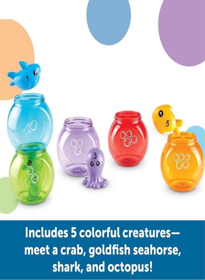 Learning Resources Peekaboo Fishbowl Friends - Counting and Fine Motor Skills, Water and Bathtub Toys, Toddler Games, Preschool Activities, Math Manipulatives, Gifts for Boys and Girls - Image 4