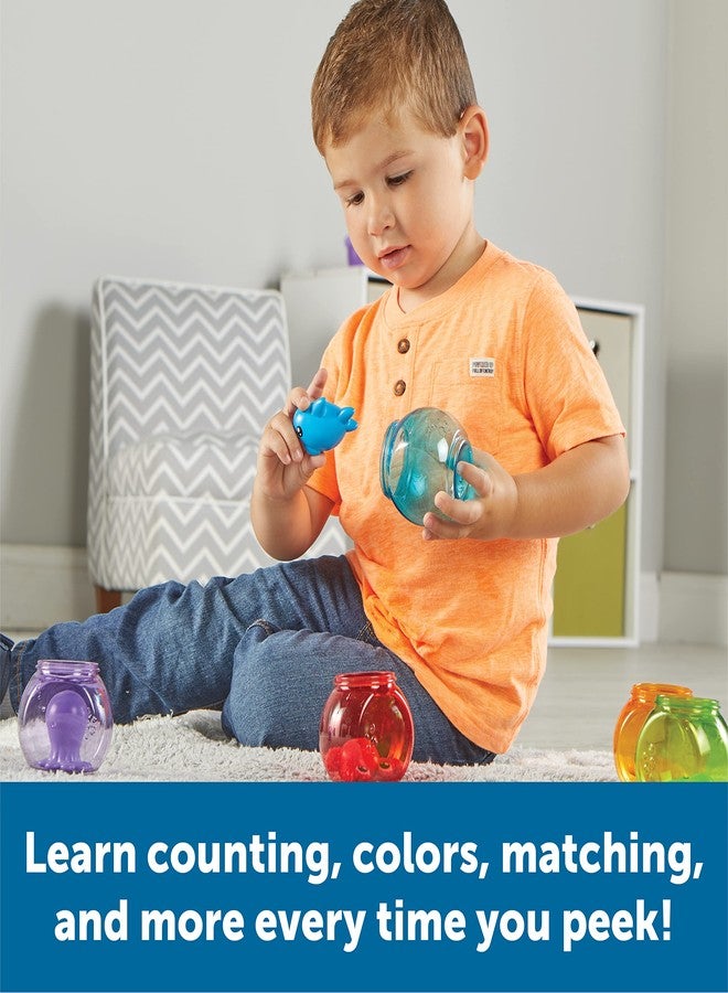 Learning Resources Peekaboo Fishbowl Friends - Counting and Fine Motor Skills, Water and Bathtub Toys, Toddler Games, Preschool Activities, Math Manipulatives, Gifts for Boys and Girls - Image 3
