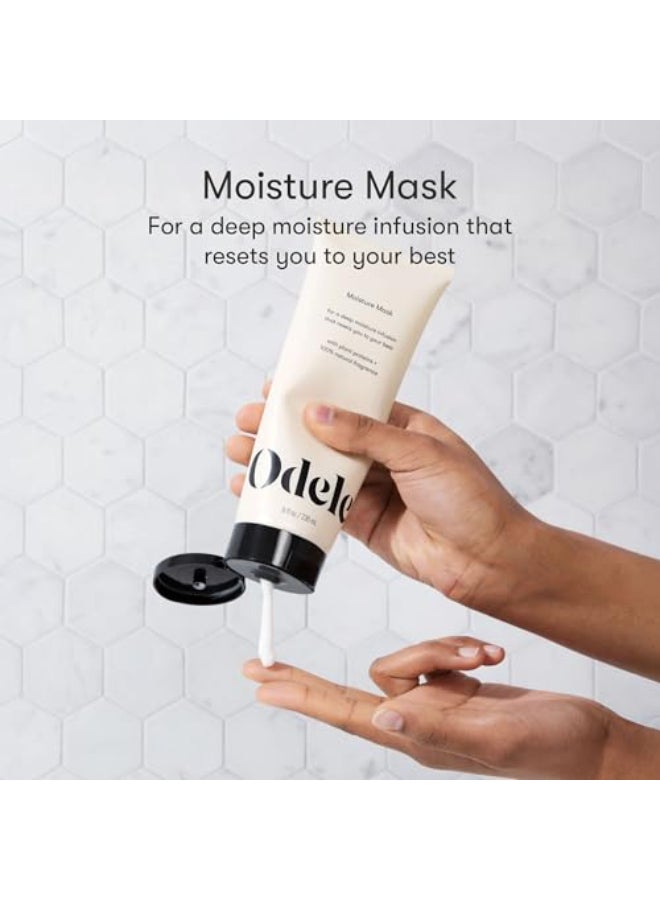 Odele Moisture Hair Mask Conditioner Treatment with Jojoba and Argan Oils for All Hair Types Textures 8 Fl Oz - Image 3