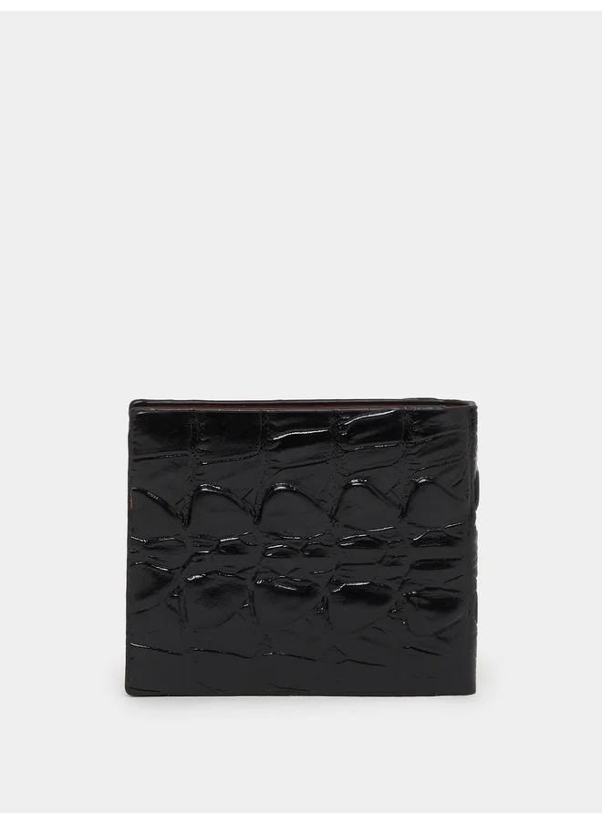 ستايلي Styli Textured Leather Wallet