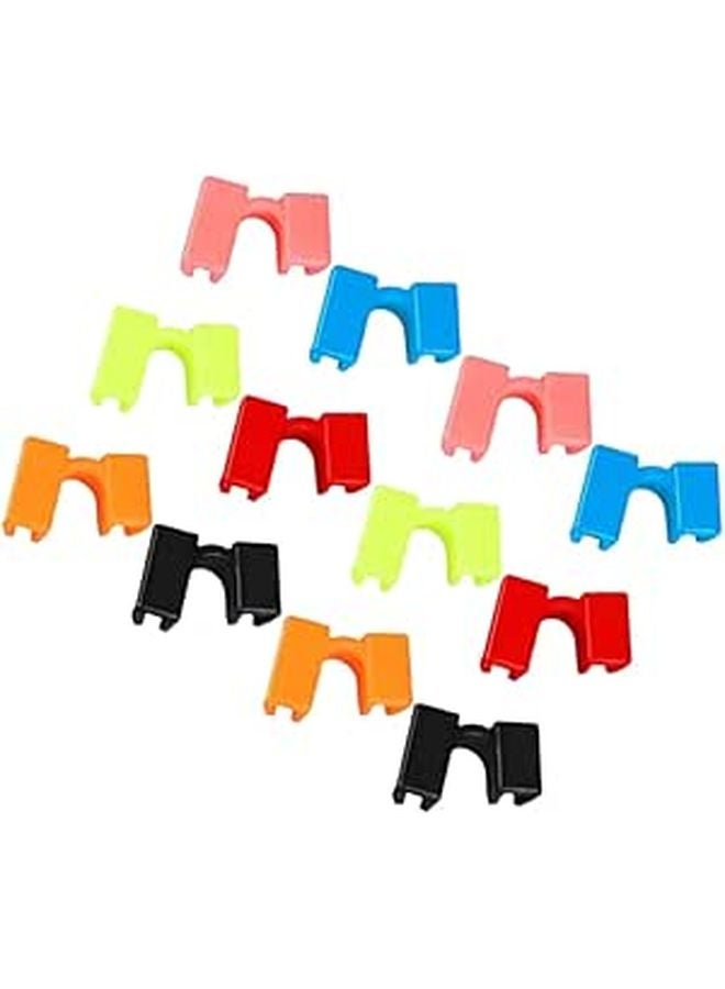 Reusable Chopstick Training Helpers 12pcs Multi Color PE Material Non Skid Easy Use for Beginners - Image 1